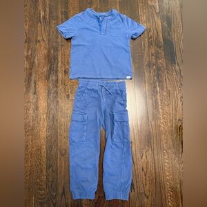 Baby Gap - Blue Shirt and Cargo Pants Set - 5T